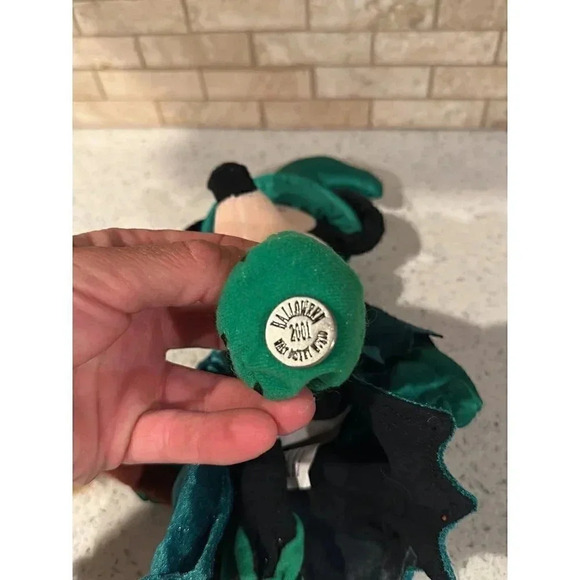 Walt‎ Disney World 2001 Halloween Minnie Mouse Witch Bean Bag Plush b5 - Picture 5 of 5